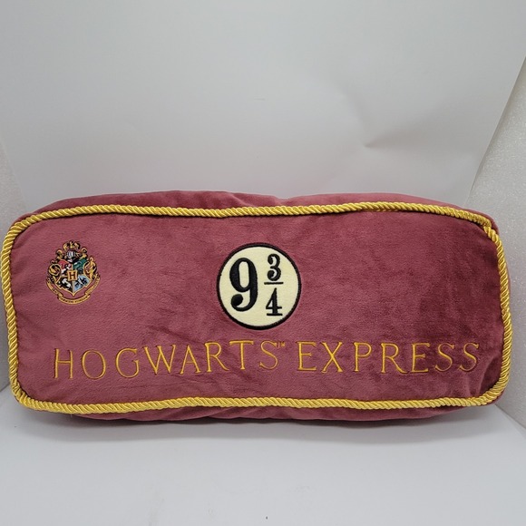 Warner Bros. Other - Harry Potter Plush Pillow Hogwarts Express 9 3/4 Maroon 18" Universal Studios